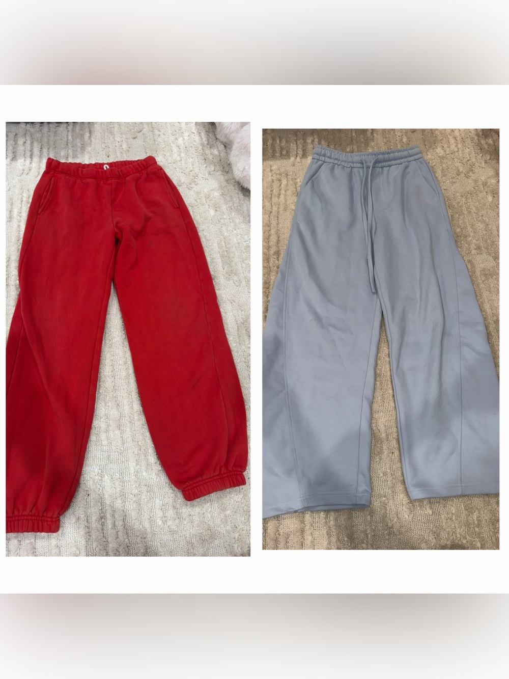 DSG Sweatpants - Red and Light Blue- Bundle